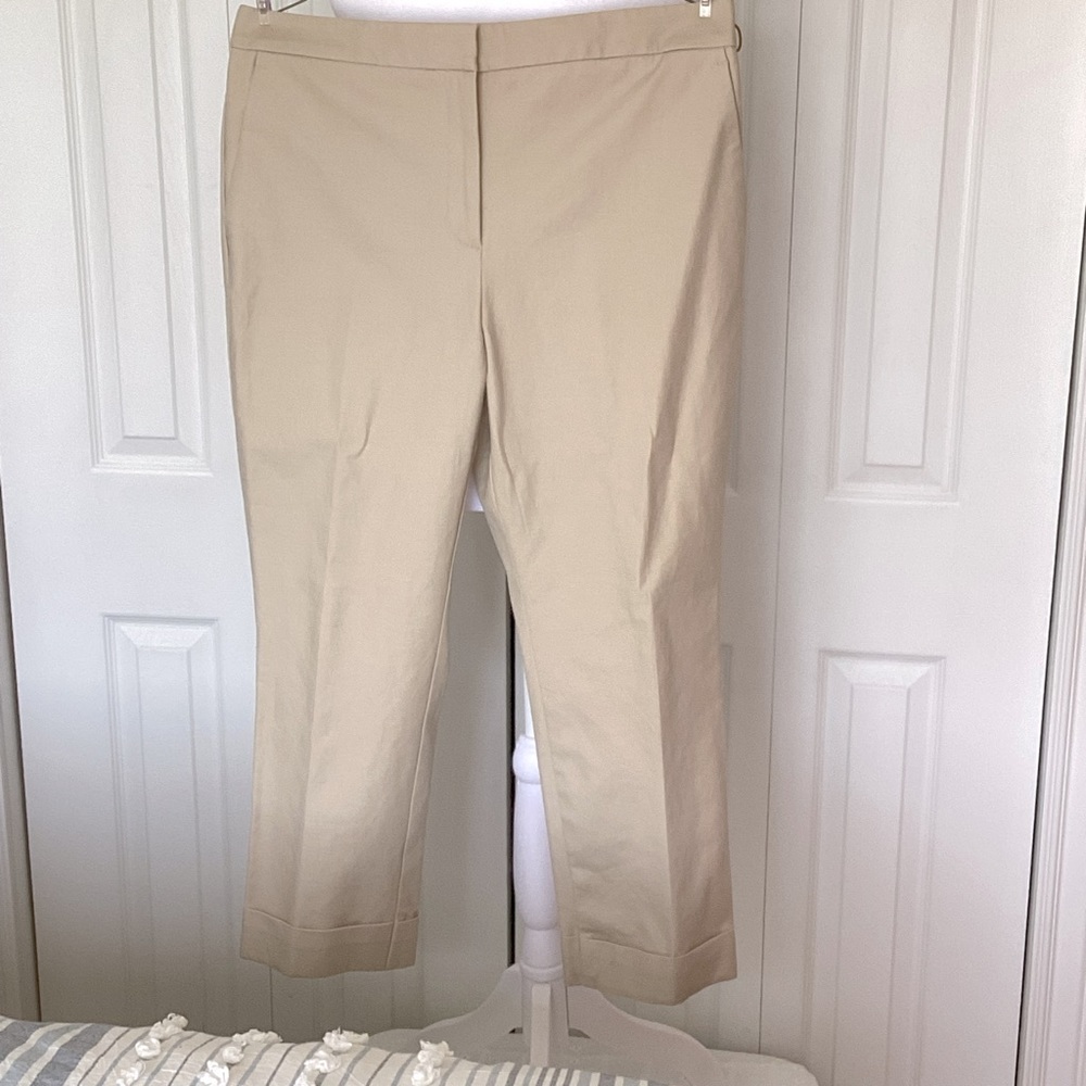 Ann Taylor Factory 14P Cuffed Ankle Pant